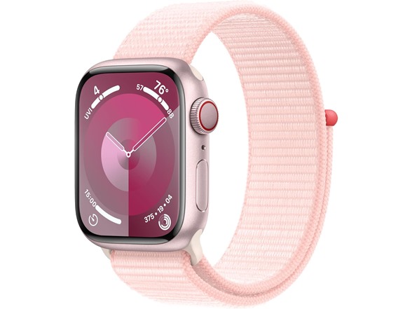 Pink Aluminum Case with Pink Sport Loop