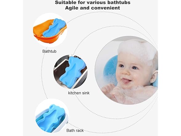 2 Pack Soft Infant Bath Sponge