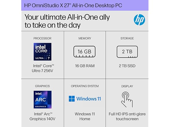 HP OmniStudio X 27" AIO (U7 2TB)