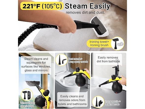 AKPIAN Handheld Steam Cleaner, Steamer fo