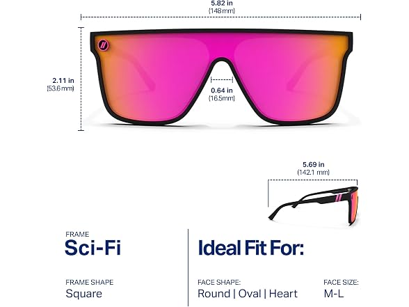 Blenders SciFi Sunglasses Midnight - Gallery 7