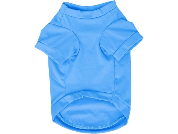 Oasis Plus Blue 100% Cotton Pet T-Shirt Vest