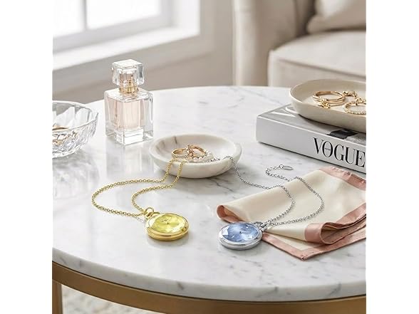 Jessica Simpson Pendant Necklace Watch