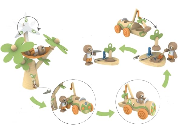 Hape Tree Planting E-Car