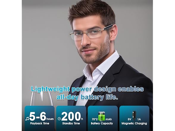 GenXenon AI Smart Bluetooth Glasses