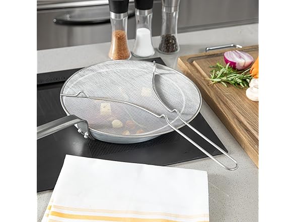 Restaurantware Splatter Screen 1 Count 13" Fine Mesh Cover