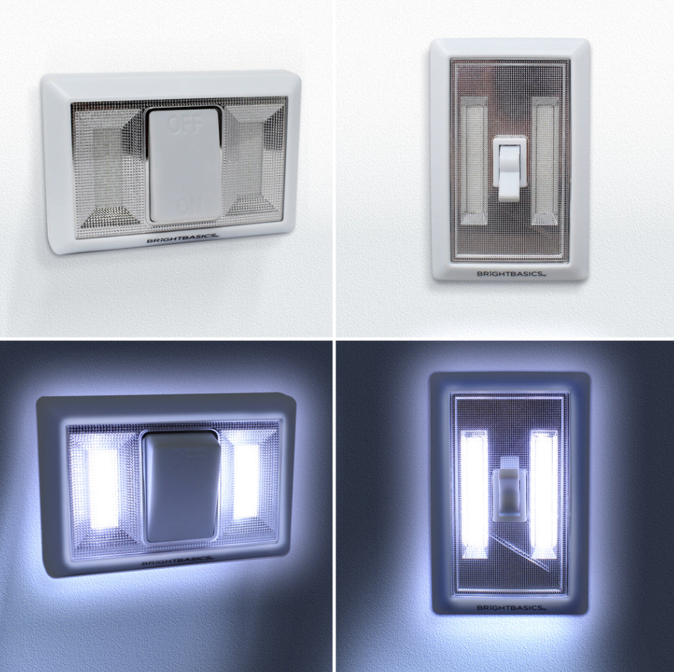 Aduro 2Pk Universal Wireless LED Portable Light Switch - Gallery 11