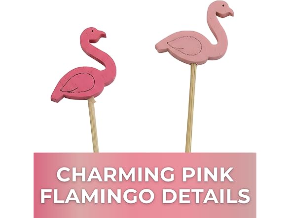 Fun Express 4 1/2" Bulk 100 Pc. Flamingo Cocktail Picks