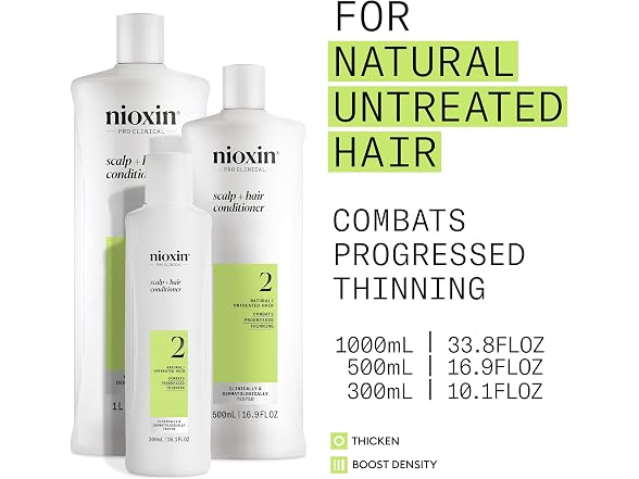 Nioxin System 2 Scalp + Hair Thickening Cond