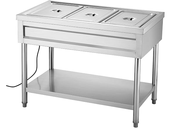 3-Pan Commercial Food Warmer