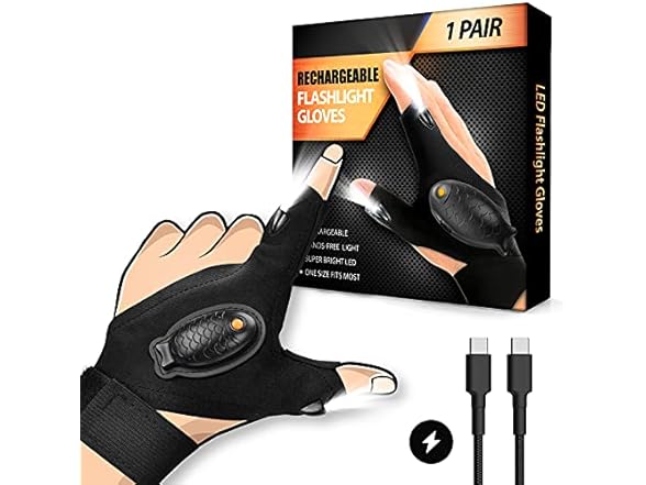 HANPURE Rechargeable Flashlight Gloves