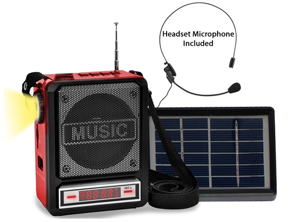 Technical Pro Solar PA Speaker System