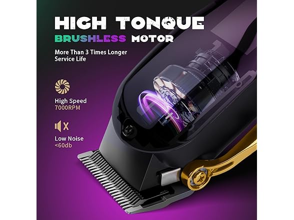 SUPRENT PRO Professional Hair Clippers for Men