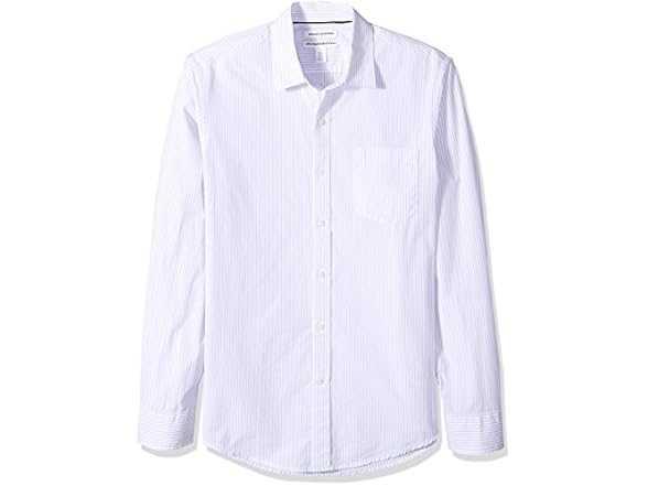 Lavender White Vertical Stripe