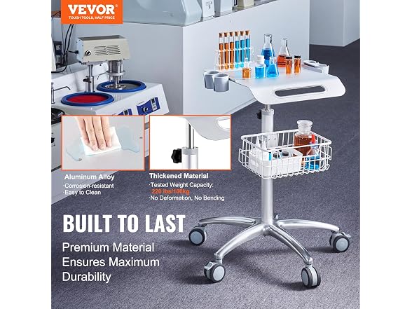 Medical Cart, Salon Cart with Wheels, Mobile