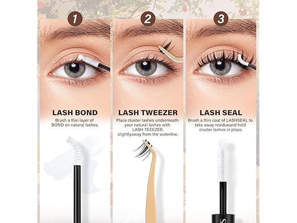 JMS&JMS Flora Lash Clusters Kit