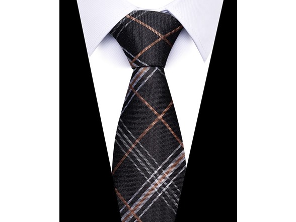 Charcoal Brown Check