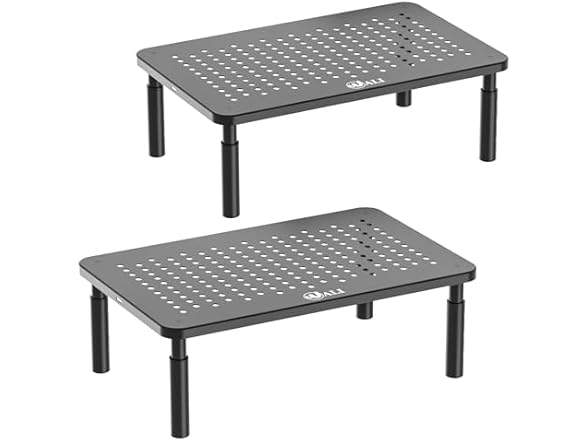 (2 Pack) WALI Desk Monitor Riser