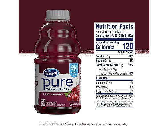 Ocean Spray® Pure Unsweetened Tart Cherry