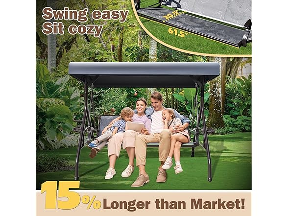 ZZW 8006 Textilene Patio Swing A-frame