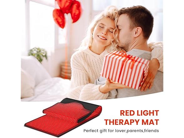 Red Light Therapy Mat 73x32 Full Body 1090LED