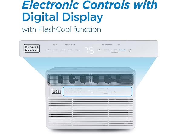 BLACK+DECKER BD10NWES 10000 BTU Window AC