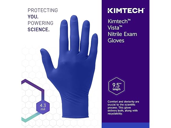Kimtech Vista Nitrile Gloves XS 200ct Blue