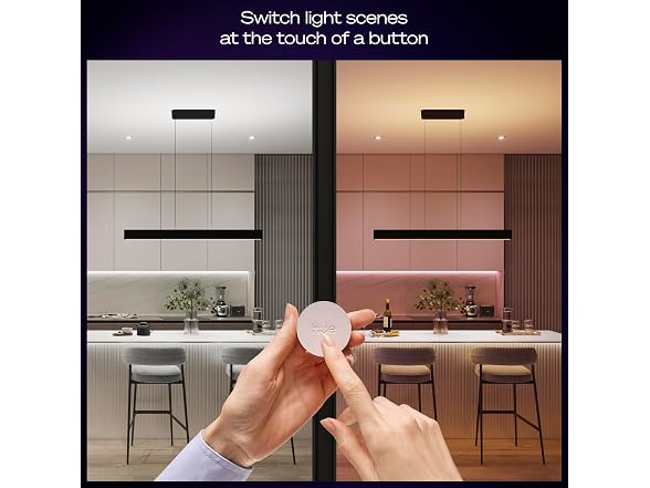 PHILIPS Hue Wireless Smart Light Switch Button, White, 1 Pk