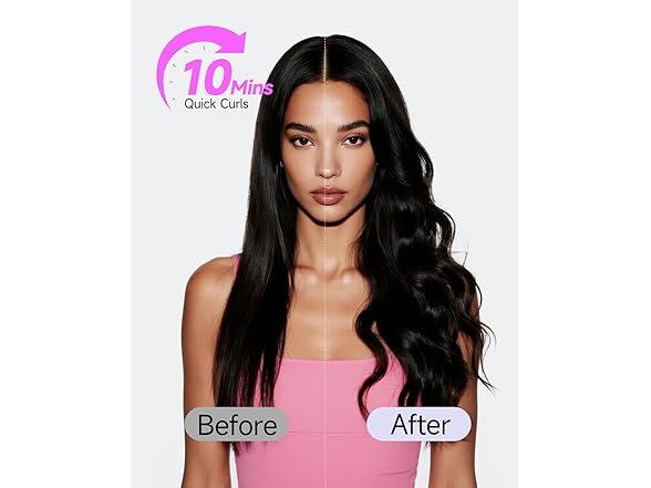 Rotating Curling Iron with 3 Temp