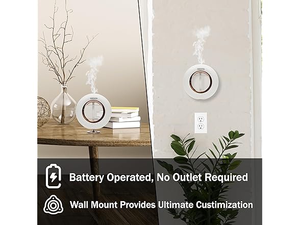 Serenova Battery Operated Aromatherapy Diffuser