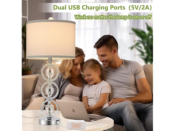 VerRon Set of 2 Modern Table Lamps - Your Choice