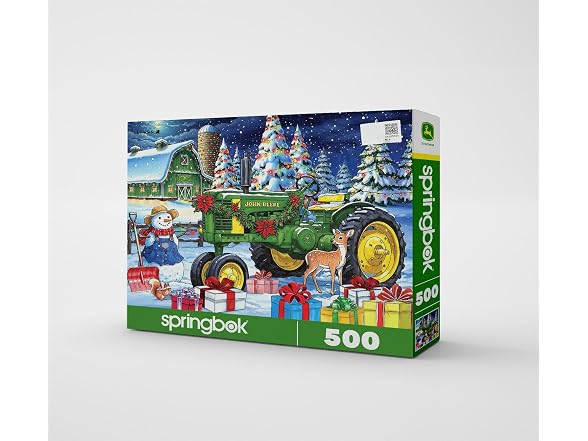 Springbok Festive Farm Surprise 500 Piece Jigsaw Puzzle
