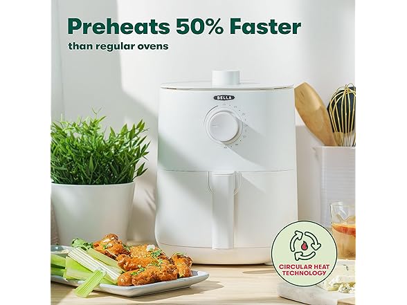 BELLA 3 Qt Manual Air Fryer Oven