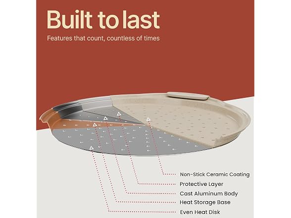 Bakken Pizza Baking Pan  1 Pack