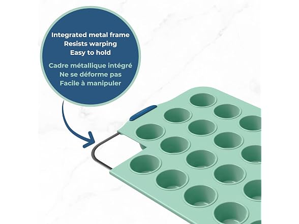 Starfrit 24-Cup Mini Muffin Pan Green