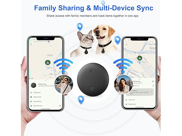 Gudluky Android Tracker Tags, 4 Pack