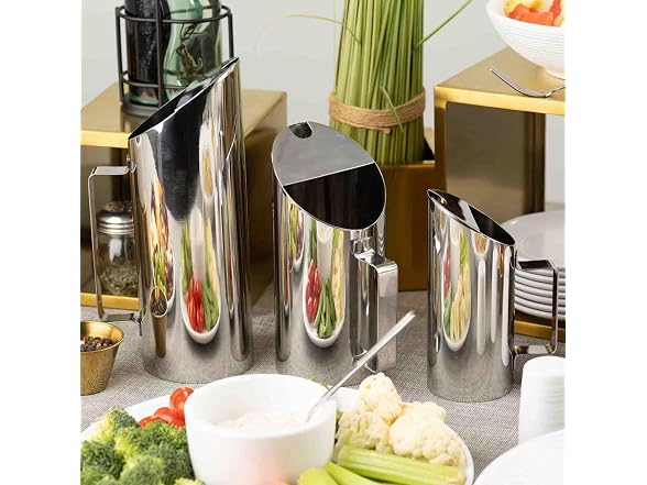 TableCraft 12812 Premium Stainless Steel Pitcher Silver 