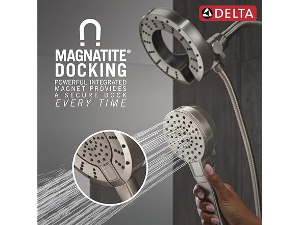 Delta 5-Setting In2ition 2-in-1 Dual Shower Head