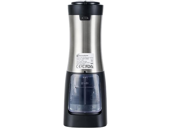 Restaurantware Electric Salt And Pepper Grinder Set