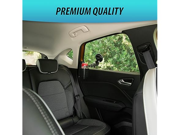 Zone Tech GA0038 Recessed Folding Cup Drink Holder Black