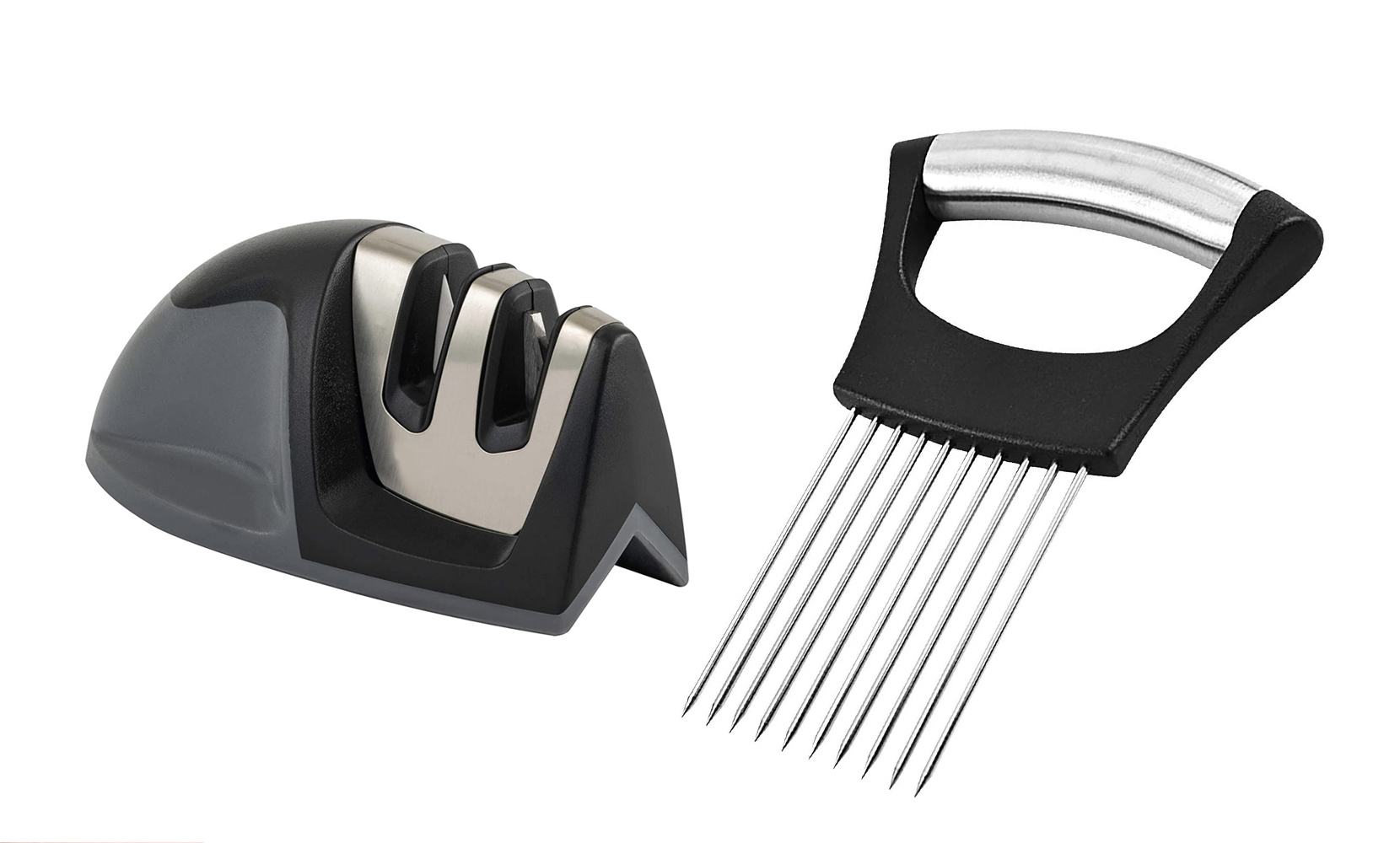 2pk Knife Sharpener & Meat Slice Holder - Gallery 8