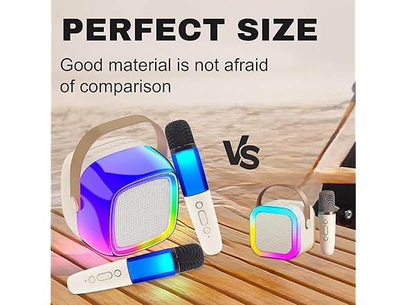 Karaoke Machine with Two Wireless Mics