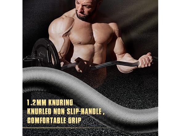 Elevens Olympic Barbell EZ Bar Curl Bar