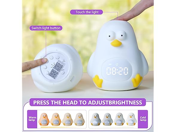 YUN FROG Kids Alarm Clock
