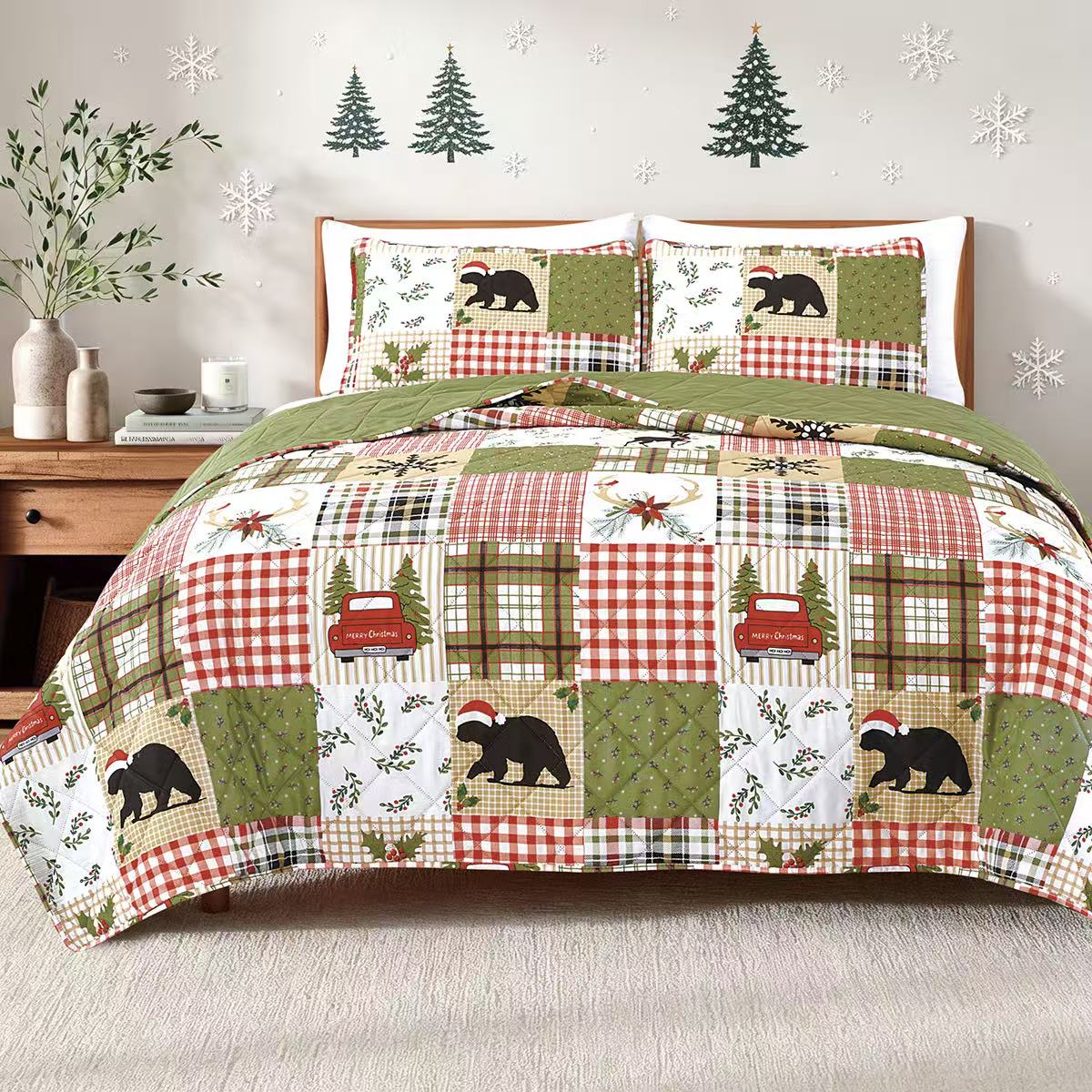 Dan River Christmas Print Quilt Sets - Gallery 12