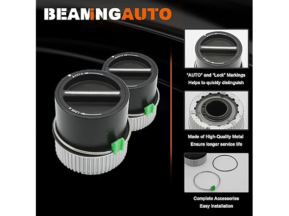BEAMINGAUTO BEAMINGAUTO 4WD Auto Locking Hub Pair