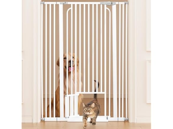 Ostutry 53in Tall Pet Gate for Doorway