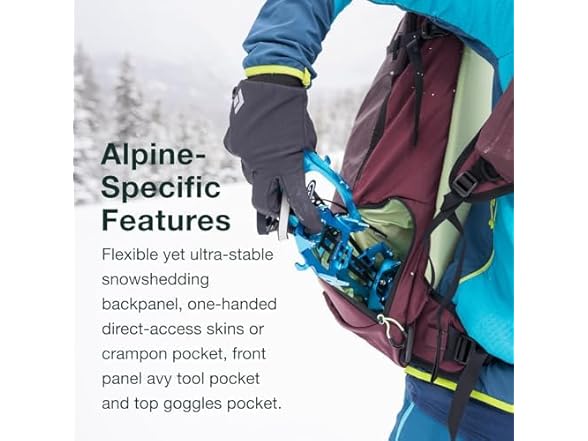 Osprey Firn 28L Ski and Snowboard Backpack - Tundra Green, S/M