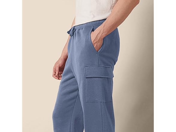 Amazon Essentials Mens Cargo Fleece Sweatpants