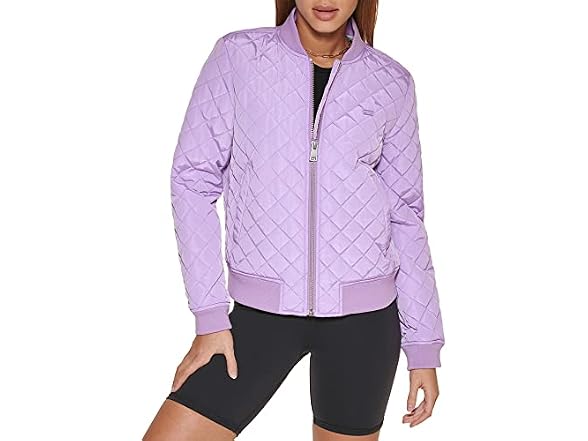 Levi's Women (L) Diamond Quilted Bomber Jacket